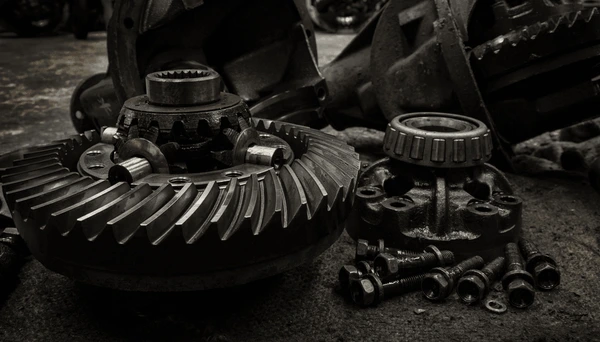 truck crown wheel and pinion